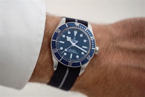 tudor bb58 on wrist|tudor 58 navy blue.